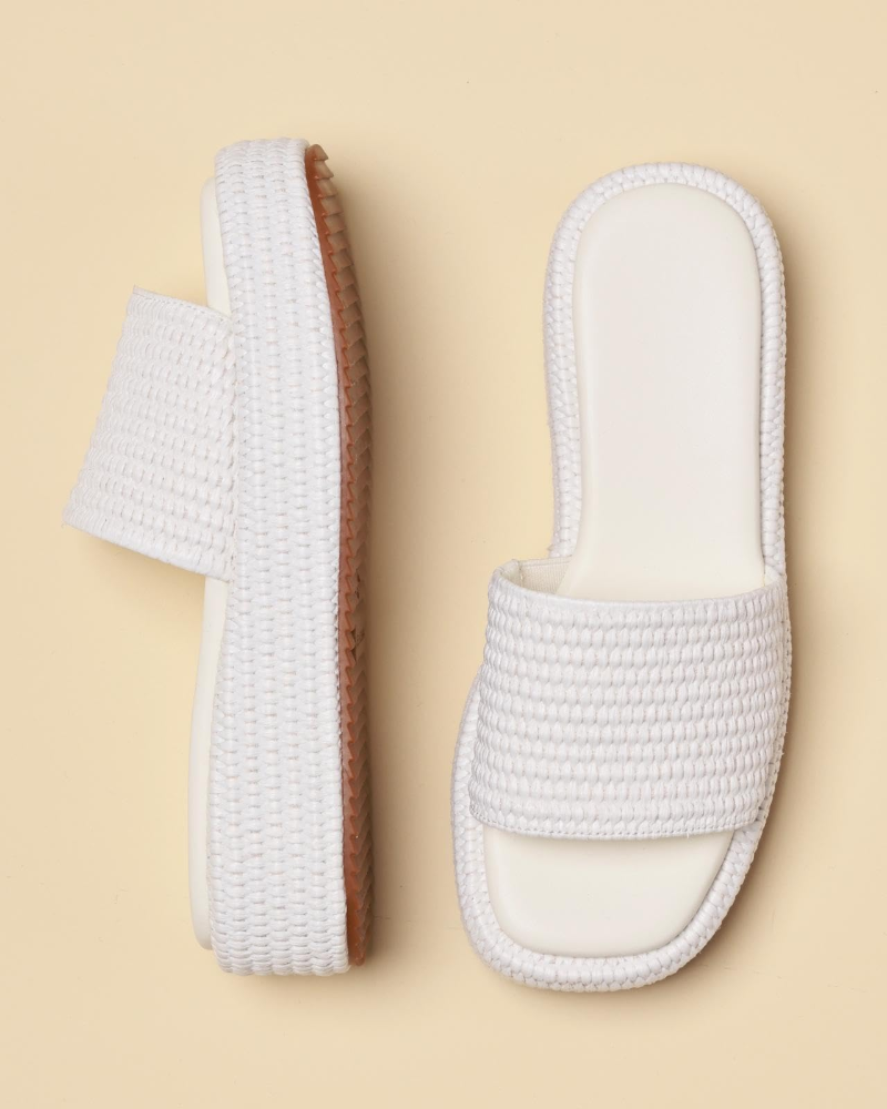 Tessa női szandál – platformos espadrille slip-on, bohém nyári stílus
