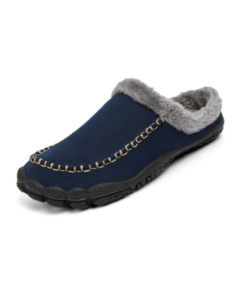 Brye Chaussons Homme Vardi – Pantoufles Chaudes Antidérapantes Faciles à Enfiler
