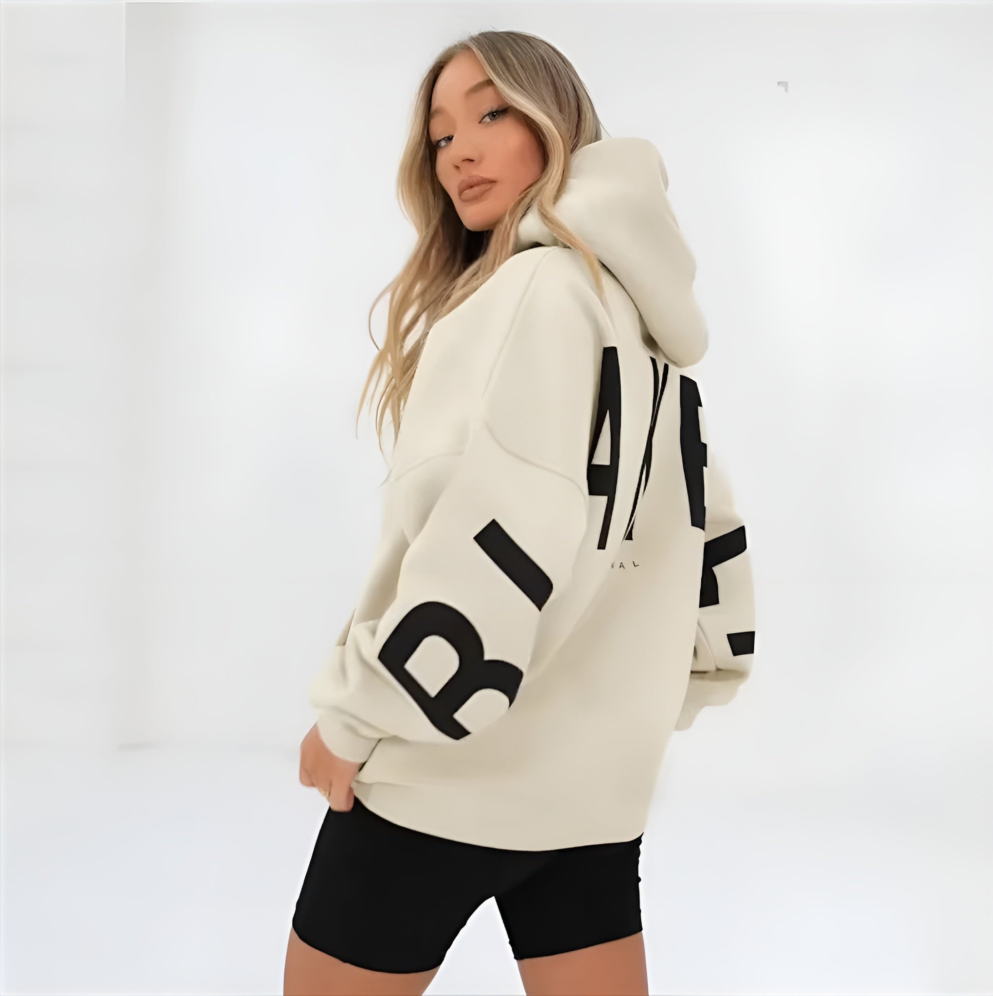 Ella Dames Hoodie met Capuchon – Warme Oversized Hoodie met Kangoeroezak & Casual Stijl