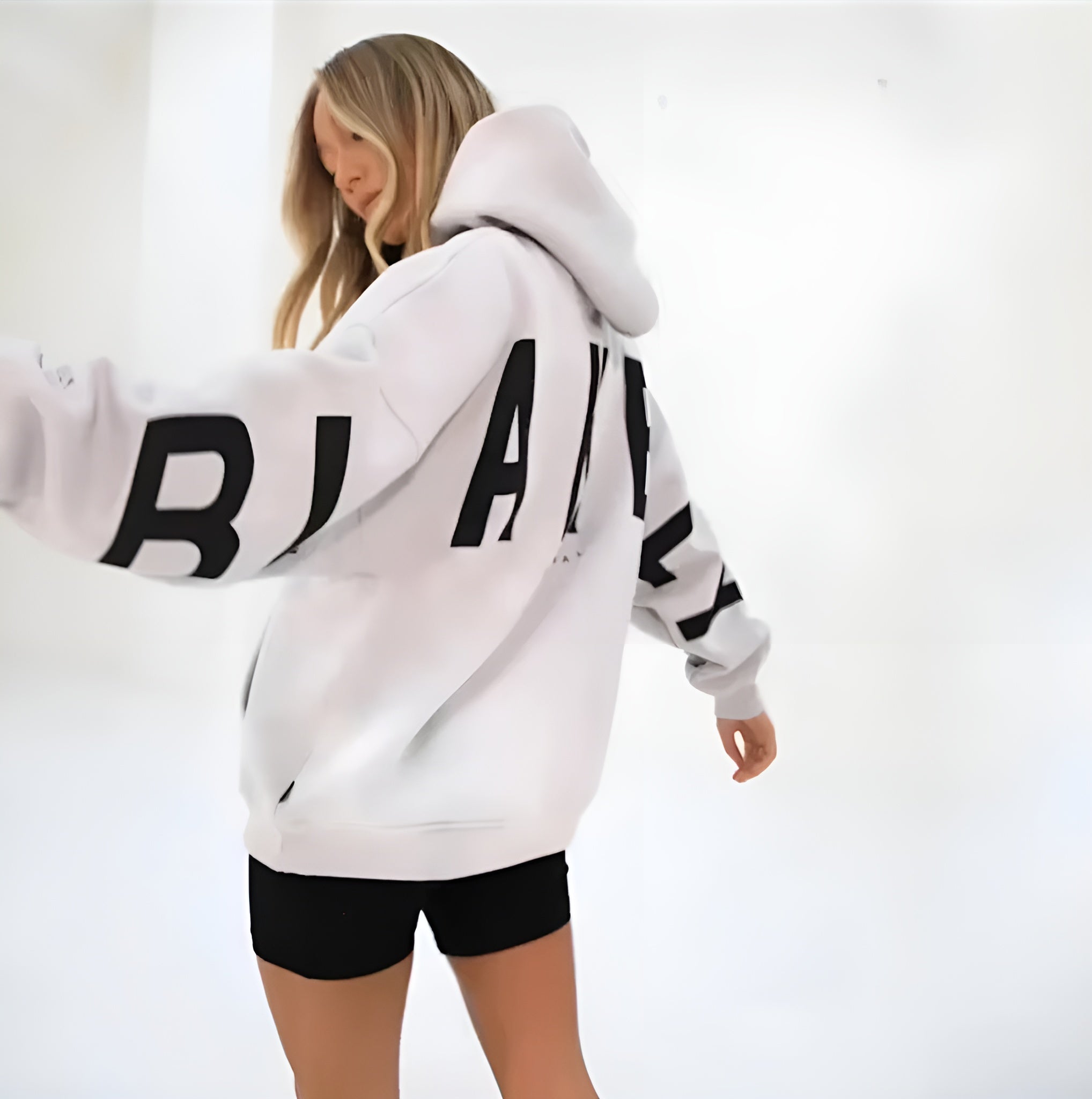 Ella Dames Hoodie met Capuchon – Warme Oversized Hoodie met Kangoeroezak & Casual Stijl