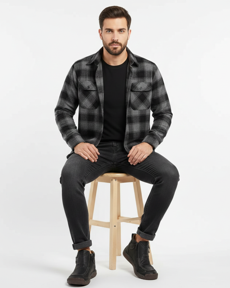 Quinn Schoenen voor Heren met Ergonomische Ondersteuning – Zijrits, Duurzaam Comfort & Elegante Stijl
