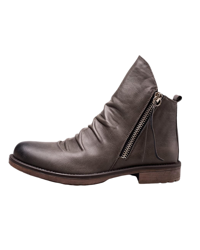 Daniel Bottines Homme à Zip – Boots Modernes Élégantes Silhouette Ajustée et Polyvalente