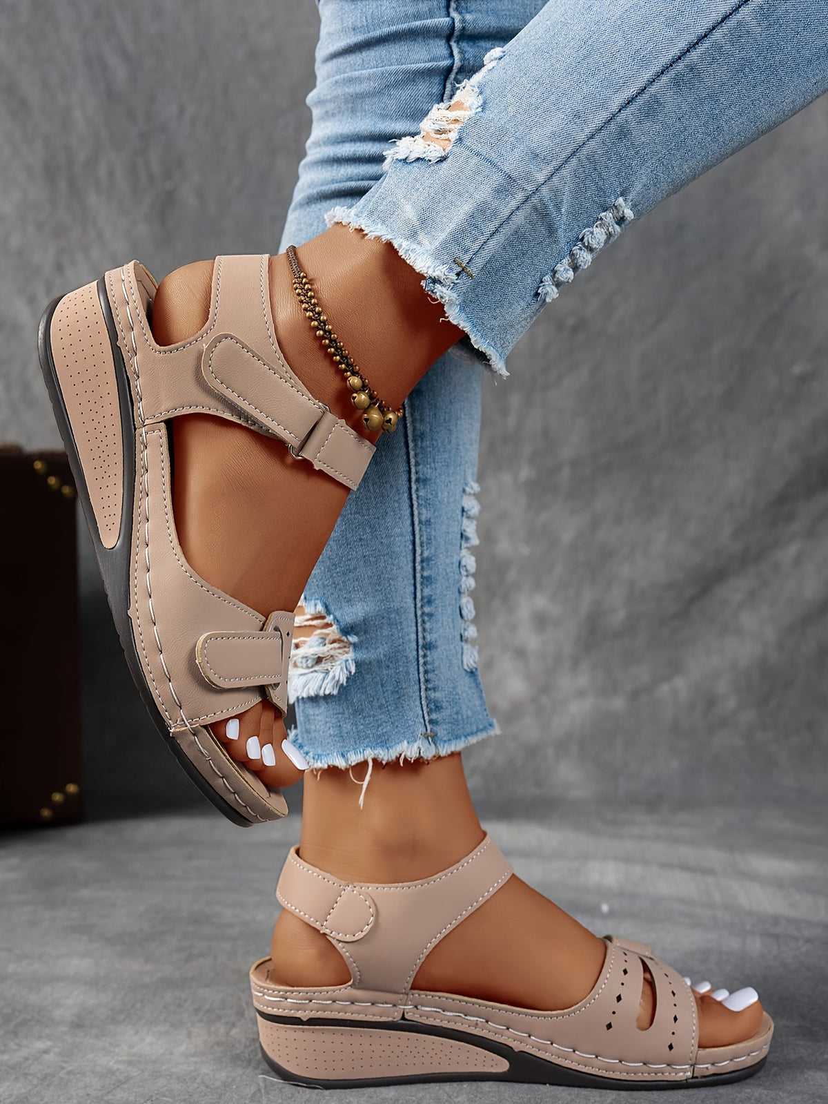 Solevia Sandales Femme – Sandales à Plateforme Confortables avec Lanières Respirantes Été