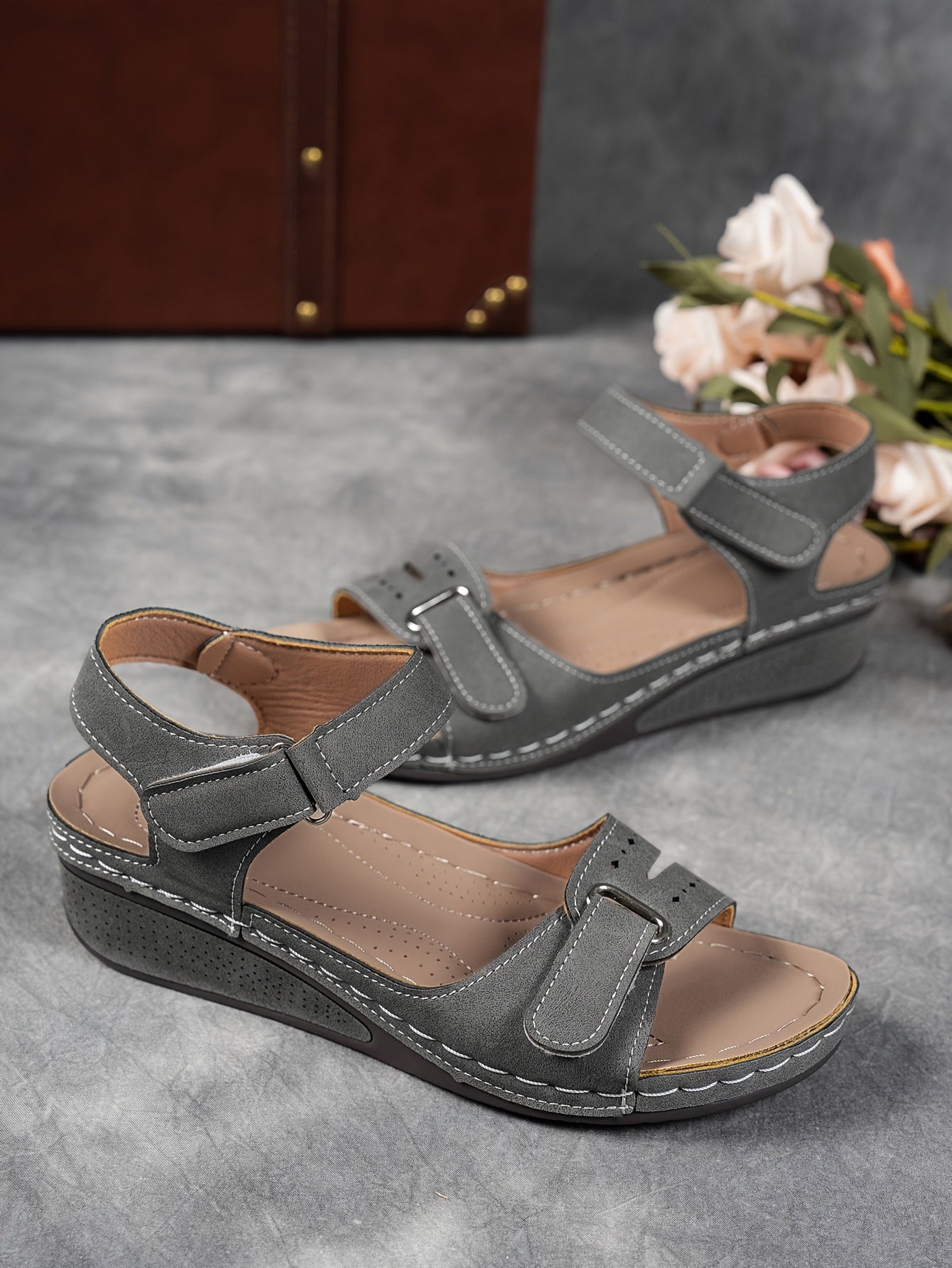 Solevia Sandales Femme – Sandales à Plateforme Confortables avec Lanières Respirantes Été