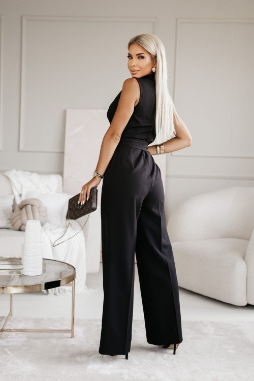 Giuliana Combinaison Femme Élégante – Combinaison Sans Manches avec Coupe Chic et Confortable
