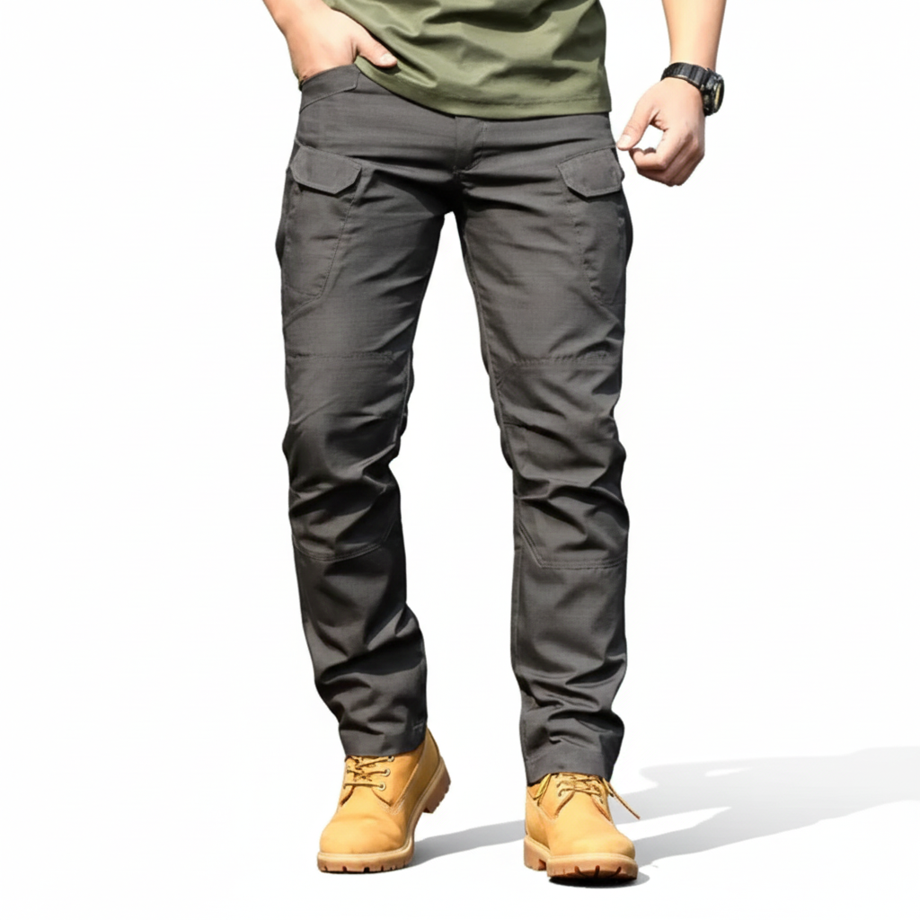 Troy Pantalon Tactique Homme – Pantalon de Travail Imperméable avec Poches Cargo & Genoux Renforcés