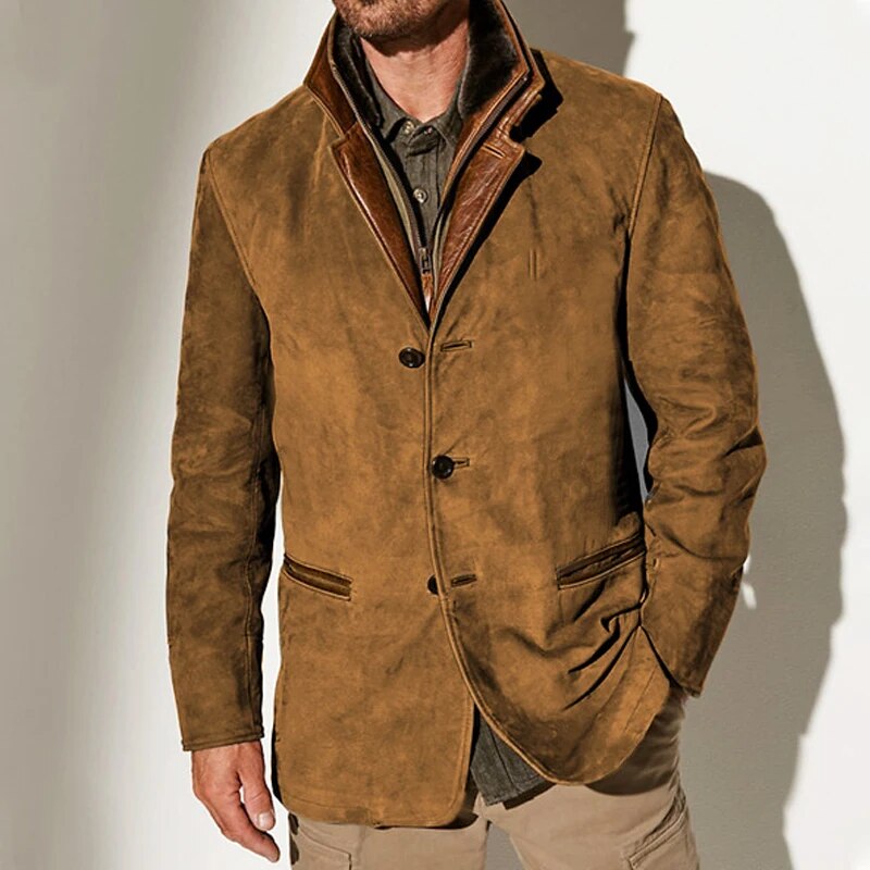 Aaron Veste Vintage Homme – Klasická elegantná bunda v retro štýle a modernom pohodlí