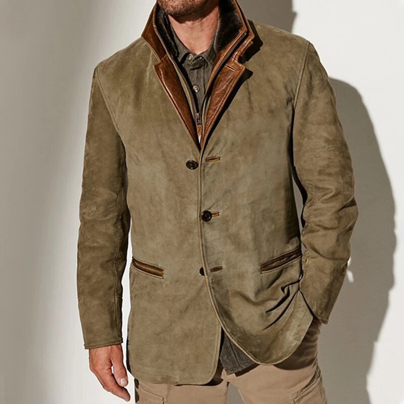 Aaron Veste Vintage Homme – Klasická elegantná bunda v retro štýle a modernom pohodlí