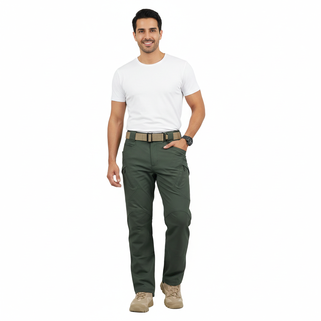 Zac Pantalon Cargo Homme Imperméable – Outdoor & Travail avec Coupe Confortable