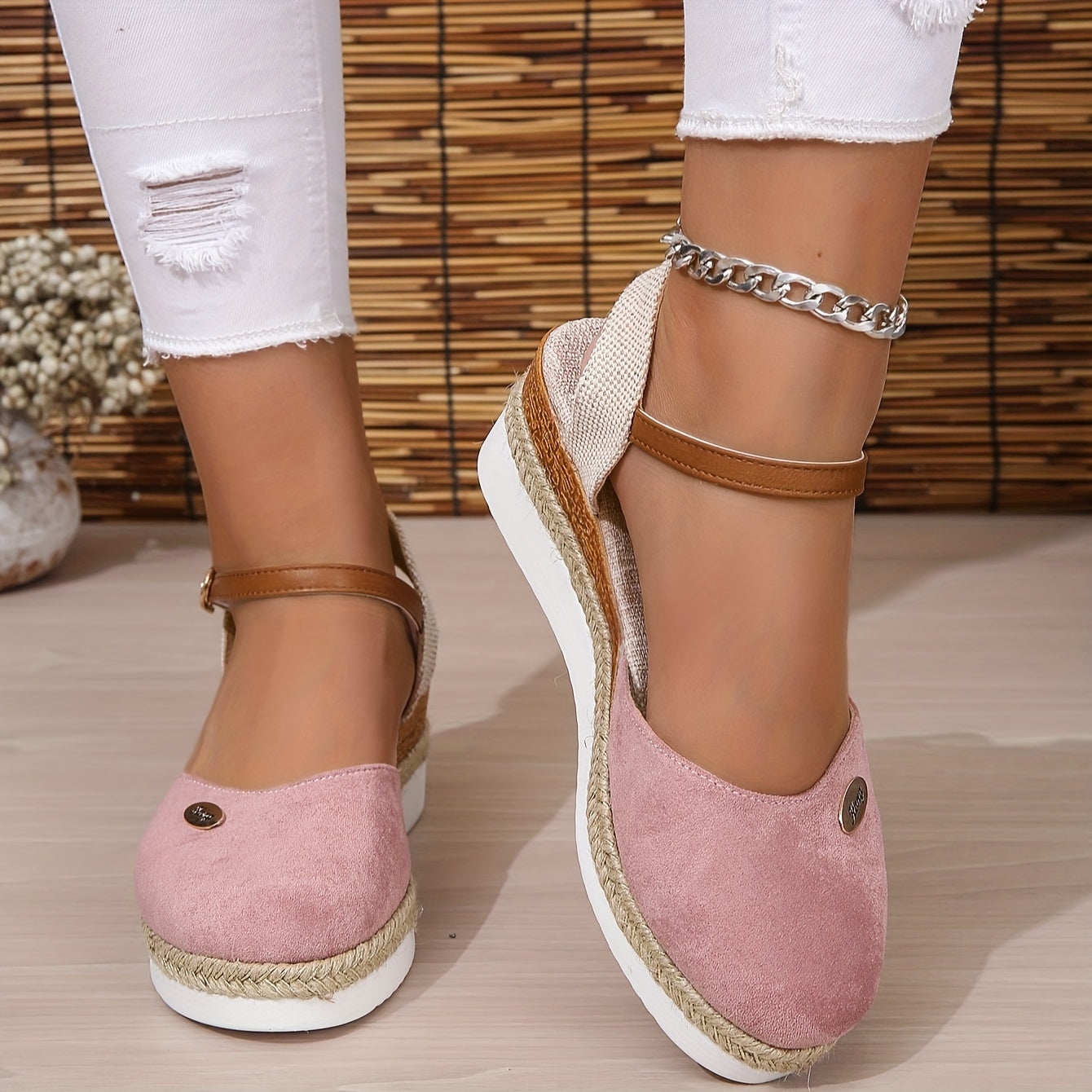 Zanira Sandales Femme – Sandalen mit Keilabsatz, geschlossene Spitze, schick und bequem für den Sommer