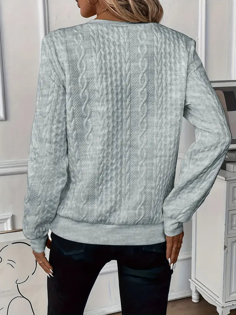 Amora Pull Dame i Blødt Strik – Daglig Komfort & Afslappet Elegance