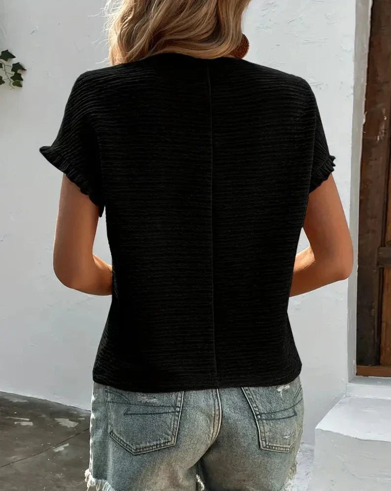 T-shirt Rima Mulher – T-shirt Clássica Leve com Corte Que Valoriza & Tecido Respirável