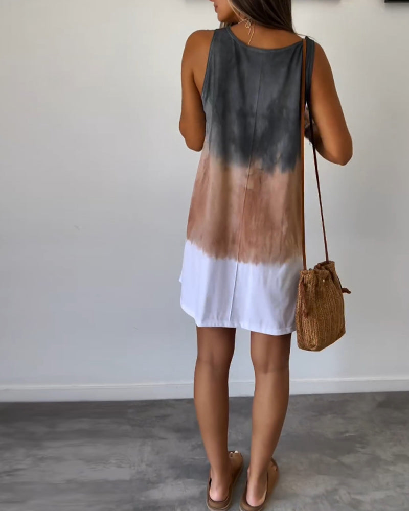 Summer Dress Women Odette – Casual Sleeveless Dress with Light Cut for Relaxing Summer Days
