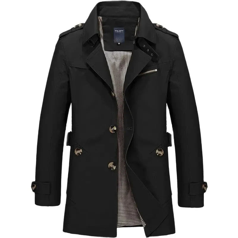 Veste d’Hiver Décontractée pour Homme Baron – Stil Mid-Lang Hochwertig, Warm und Raffiniert