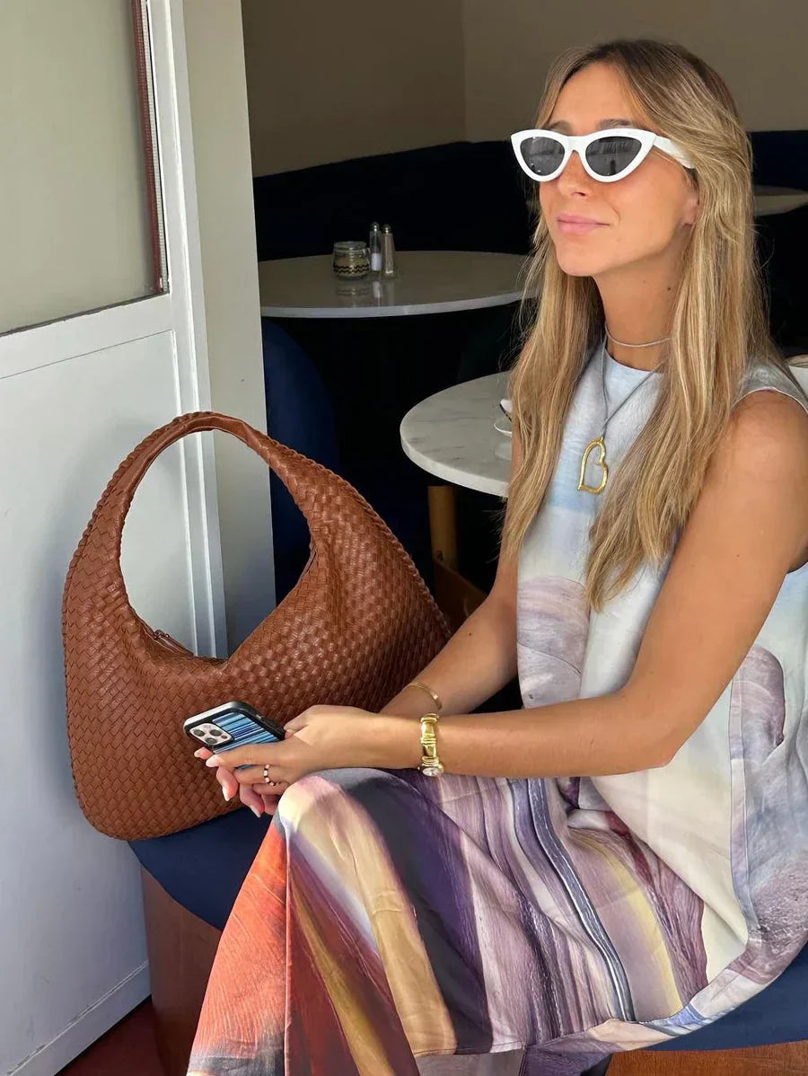 Louisa Dámska Hobo Taška – Elegantný Pletený, Priestranný & Nadčasový Štýl