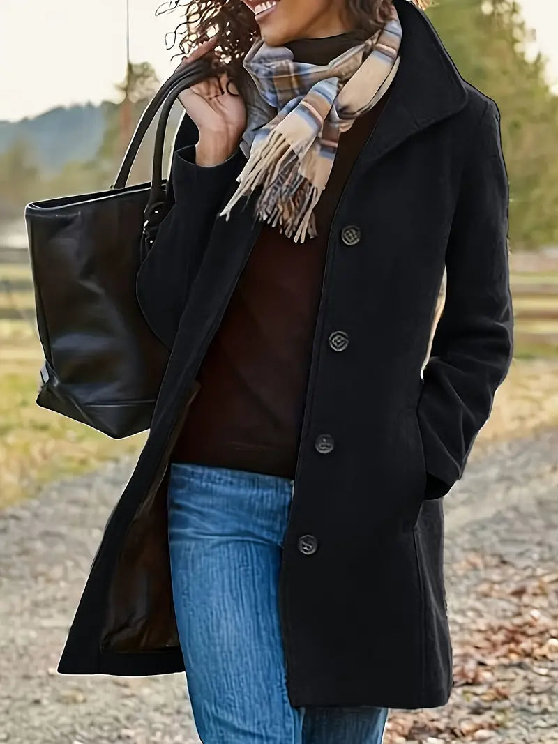 Brianna Manteau Femme – Manteau d’Hiver Élégant avec Doublure Chaude & Coupe Féminine