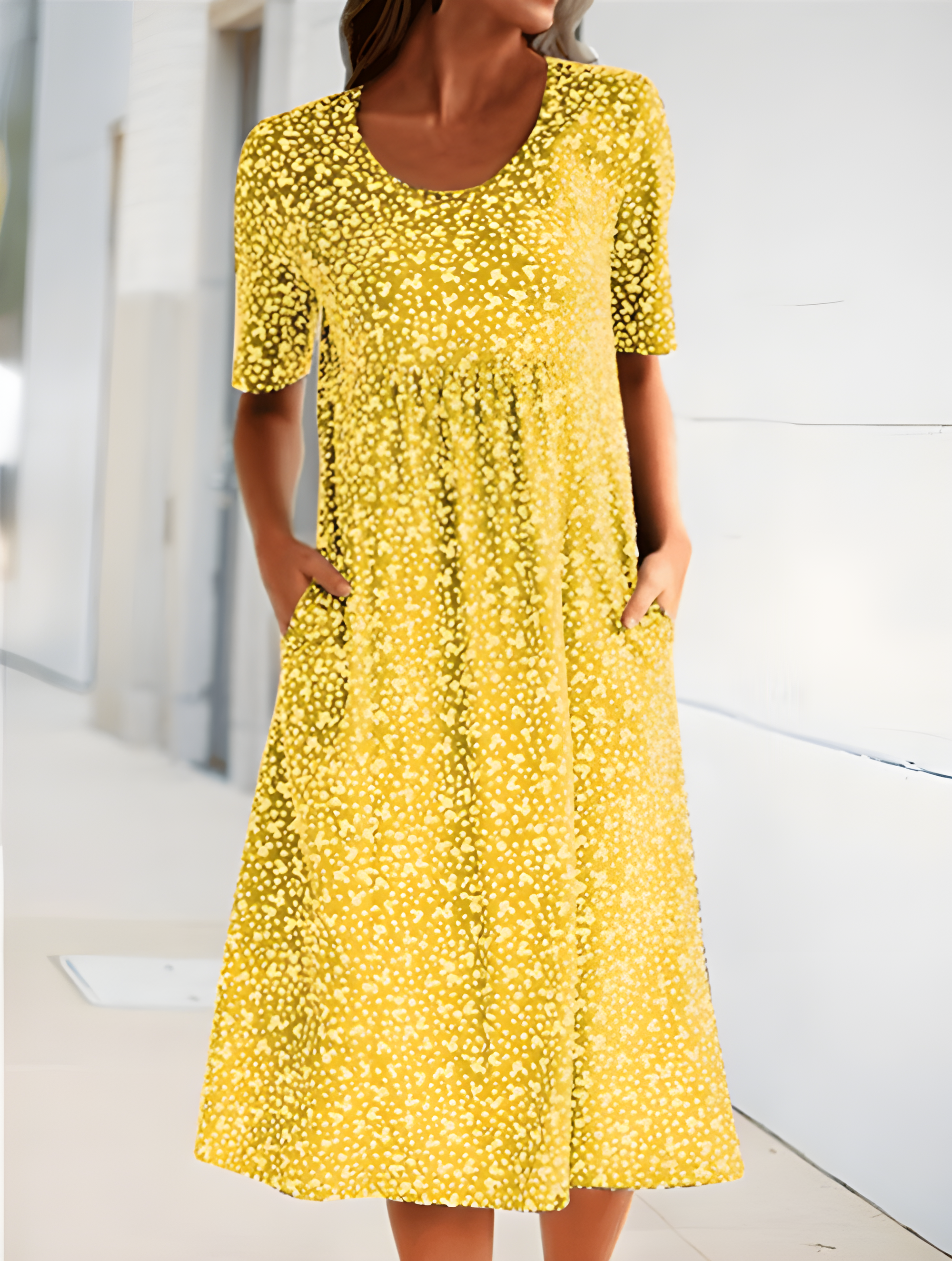 Céliane Sommerkleid für Damen – Leichtes, fließendes Kleid im eleganten Stil