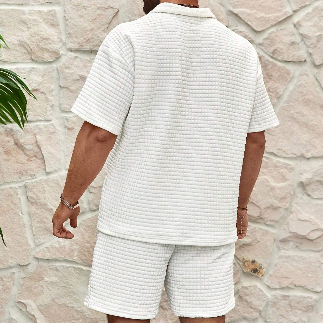 Silas Ensemble Homme de Luxe – Pánske Polo z Priedušnej Bavlny a Zodpovedajúce Šortky, Letné Pohodlie