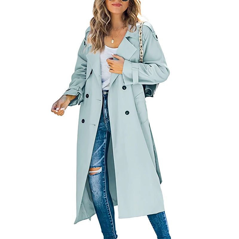 Brielle Trench Long Woman – Elegant, Light & Ideal for Spring and Autumn