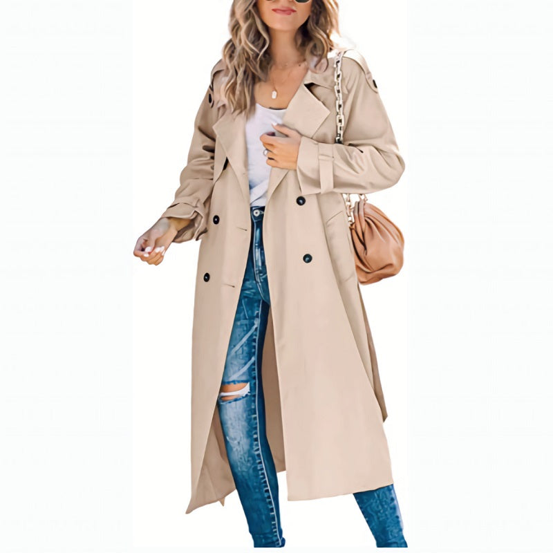 Brielle Trench Long Woman – Elegant, Light & Ideal for Spring and Autumn