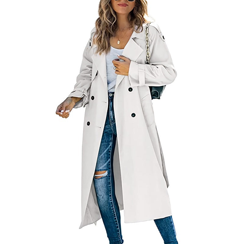 Brielle Trench Long Woman – Elegant, Light & Ideal for Spring and Autumn