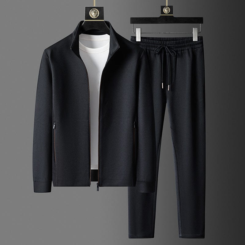 Reynold Survêtement Homme Élégant – Ensemble Zippé Premium avec Pantalon Ajusté & Tissu Respirant