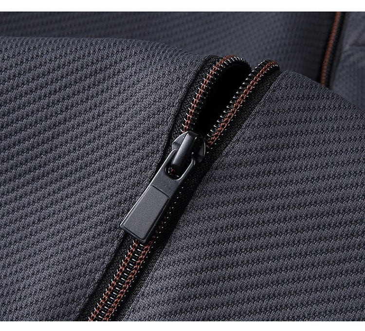 Reynold Elegante Heren Trainingspak – Premium Set met Rits, Strakke Broek & Ademend Stof