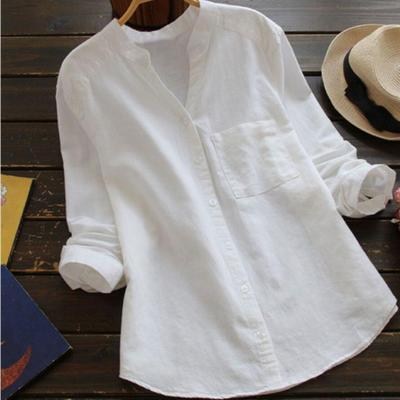 Aloyse Chemise Femme – Confort en Lin-Coton Respirant & Coupe Ample Décontractée