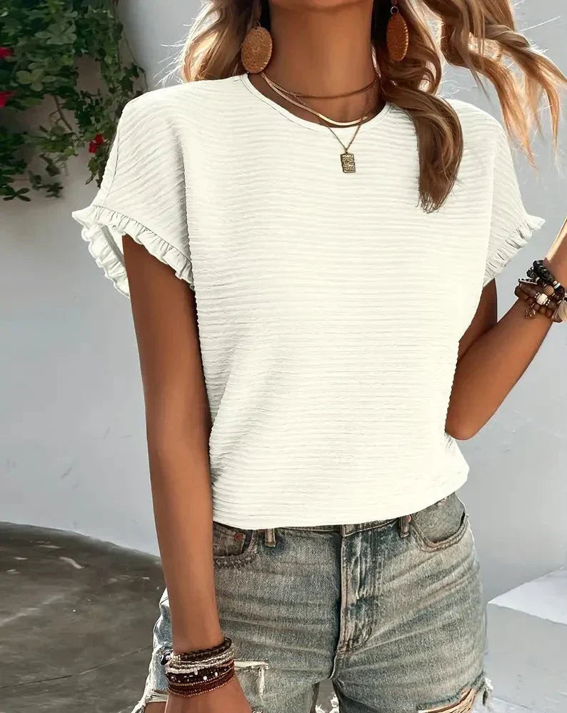 Rima T-Shirt Femme – T-Shirt Classique Léger avec Coupe Flatteuse & Tissu Respirant