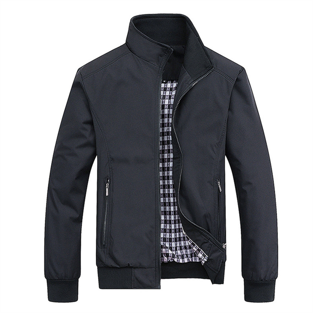 Scottie Leichte Reißverschlussjacke für Herren – Sportliche Freizeitjacke mit Stehkragen für die Zwischensaison
