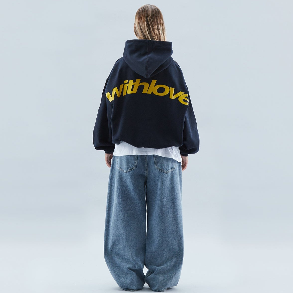 Kenna Sweat à Capuche Femme – Hoodie Gris Chiné 100% Coton, Minimaliste & Confortable