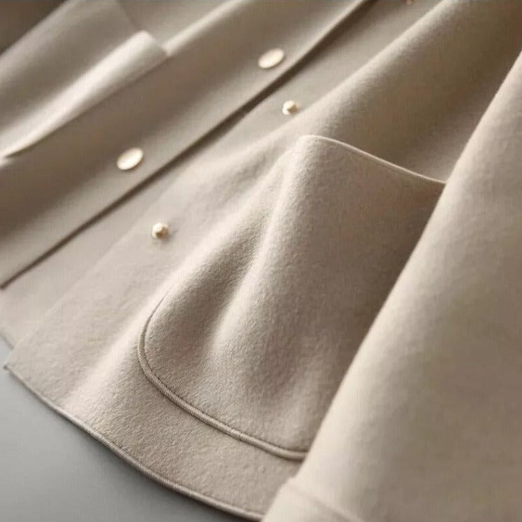 Casaco Feminino Elegante Emilie – Casaco em Algodão Sofisticado e Versátil com Estilo Intemporal