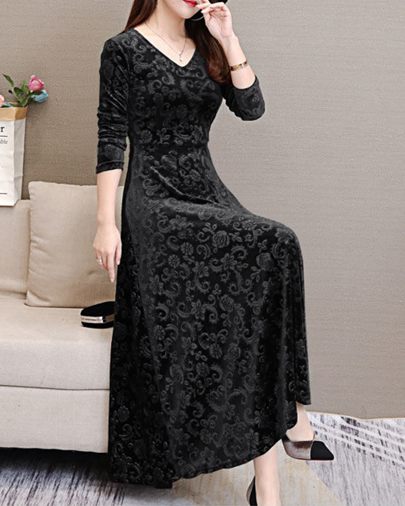 Margaret Robe Femme – Elegant A-line Dress with Feminine Cut for Festive Occasions