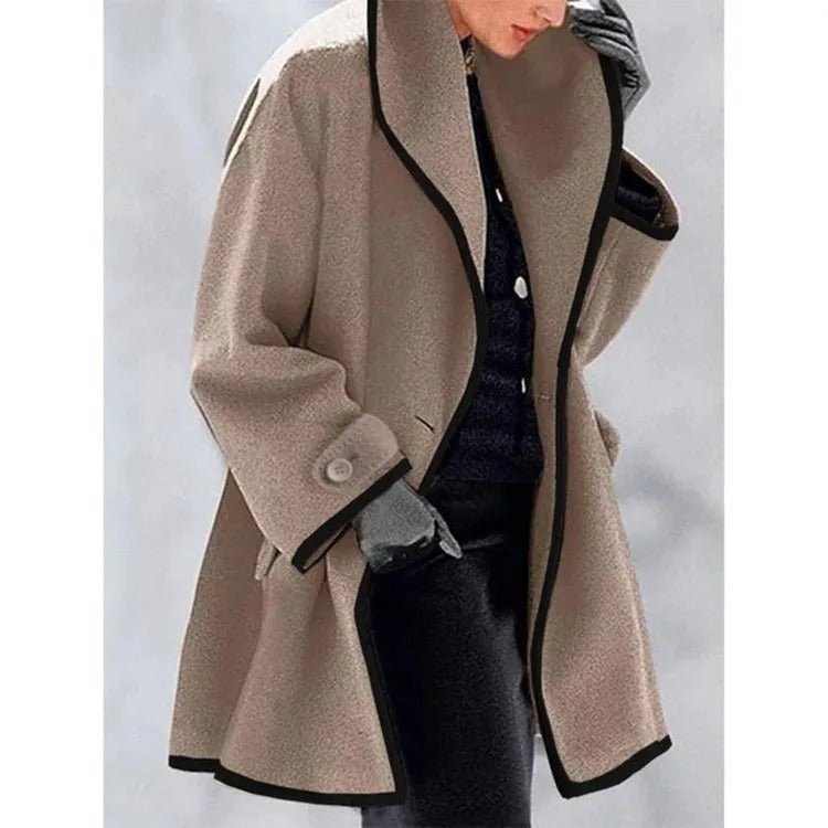 Lillian Women's Oversize Coat – Elegant & Comfortable Long Coat for Autumn/Winter