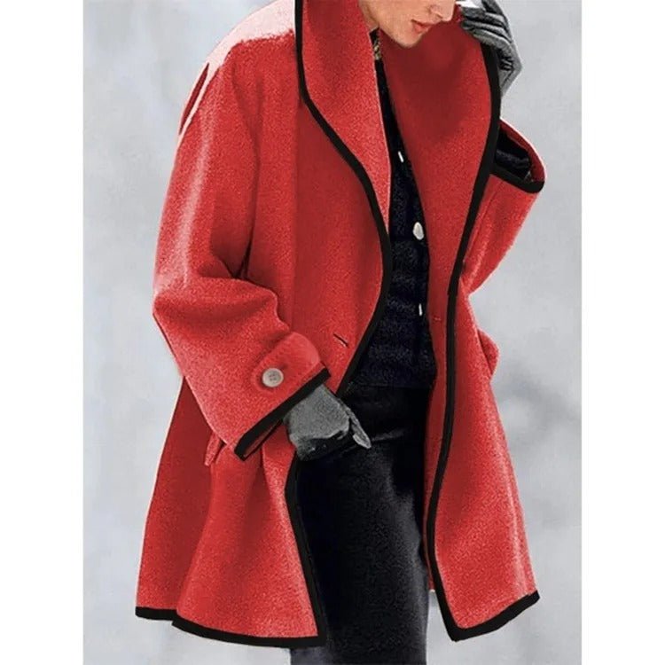 Lillian Women's Oversize Coat – Elegant & Comfortable Long Coat for Autumn/Winter