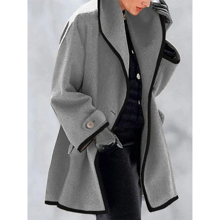 Lillian Women's Oversize Coat – Elegant & Comfortable Long Coat for Autumn/Winter