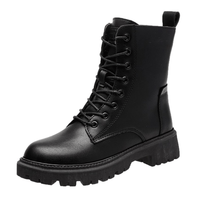 Lola Dames Winterlaarzen – Luxe Zwarte, Antislip, Warm en met Elegant Brits Design