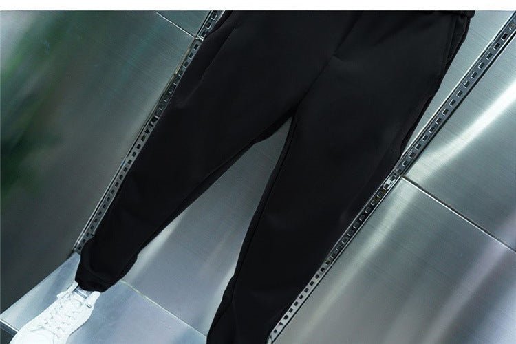 Leo Men's Stretch Pants – Modern slim pants with elastic waistband & smart casual style