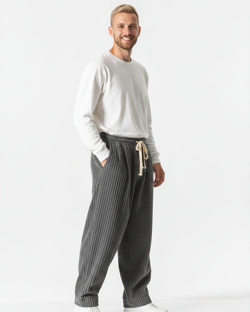 Brycen Corduroy Trousers for Men – Modern Cut, Soft Touch & Elegant Style