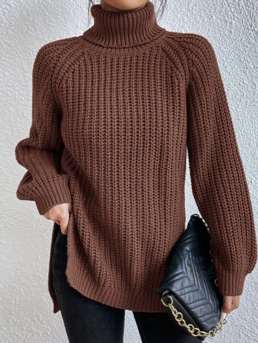 Gianna Pull à Col Roulé Dame – Blød og varm striktrøje med elegant afslappet pasform