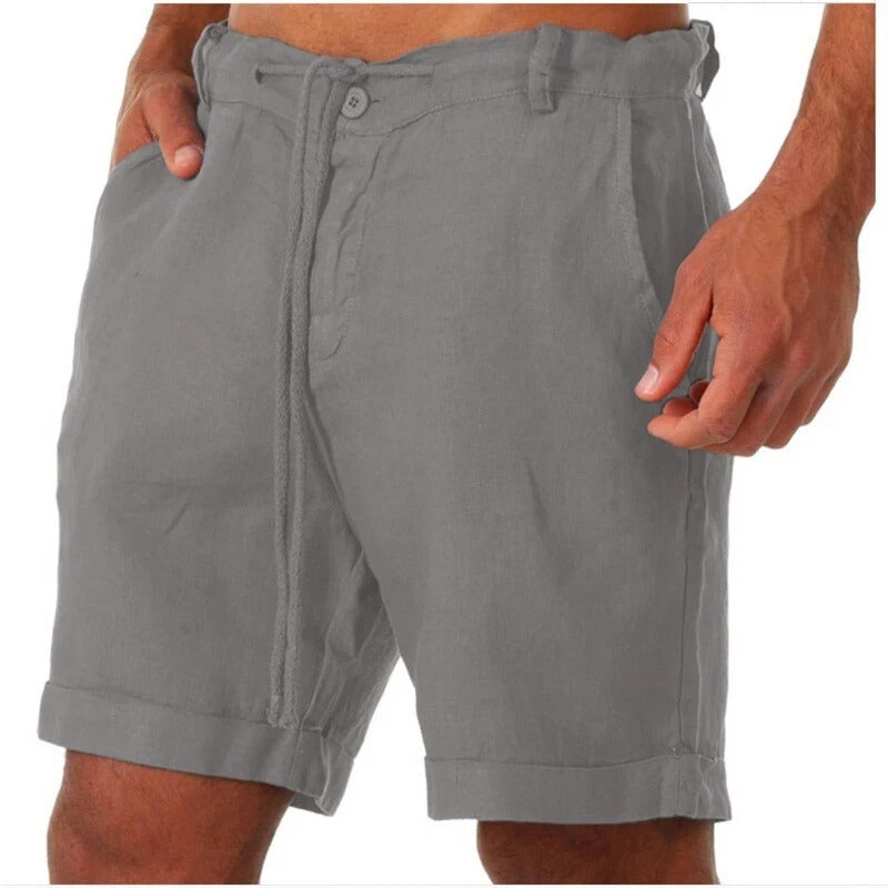 Iven Short Homme – Pantacourt Décontracté Léger pour Été, Plage & Ville