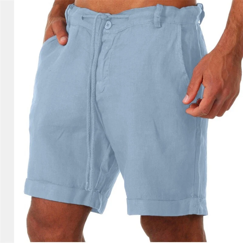 Iven Short Homme – Pantacourt Décontracté Léger pour Été, Plage & Ville