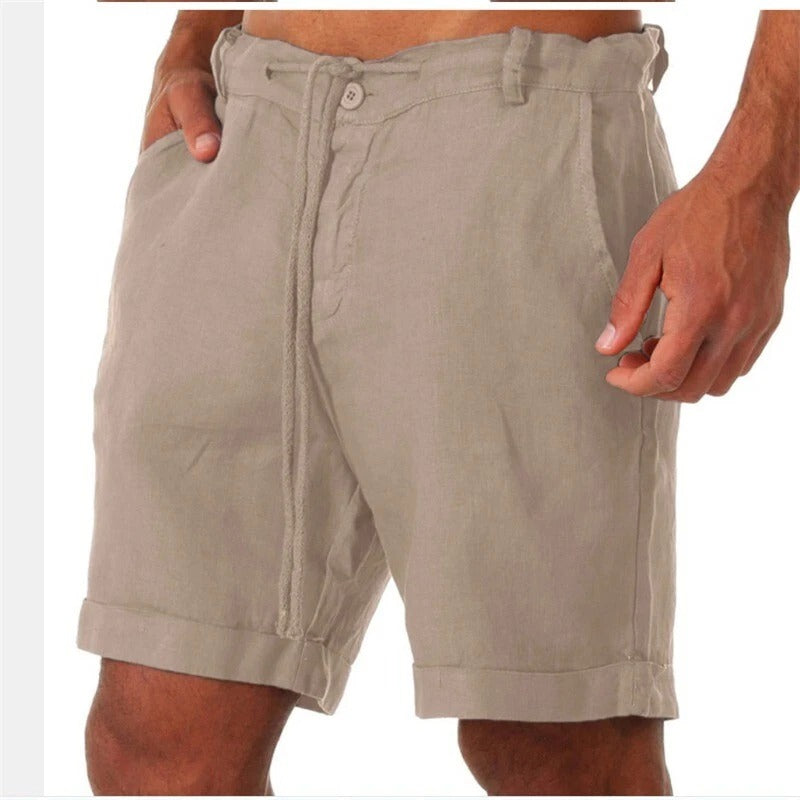 Iven Short Homme – Pantacourt Décontracté Léger pour Été, Plage & Ville