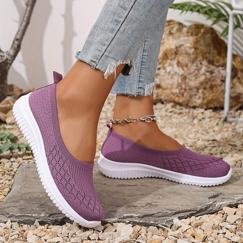 Dámske slip-on tenisky Dina – Ľahké, pohodlné, priedušné a pružné topánky bez šnúrok