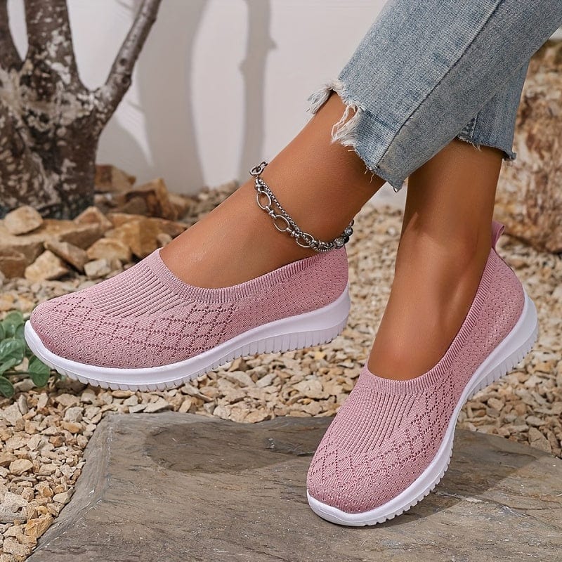 Dámske slip-on tenisky Dina – Ľahké, pohodlné, priedušné a pružné topánky bez šnúrok