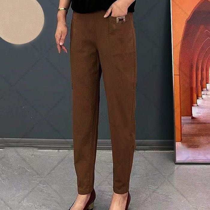 Mariana Παντελόνι Γυναικείο από Βαμβάκι – Άνετη Κοπή σε Ελαστικό & Οικολογικό Ύφασμα