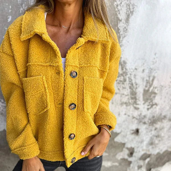 Amayah Teddy Jacket – Fleece Effect, Comfort and Style for a Trendy Look