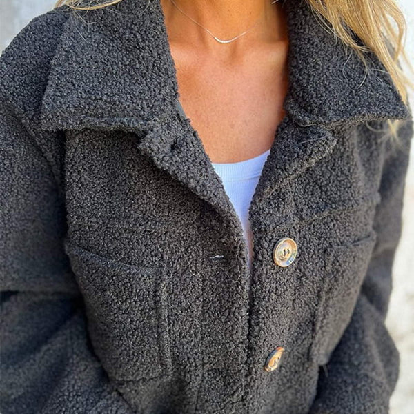 Amayah Teddy Jacket – Fleece Effect, Comfort and Style for a Trendy Look