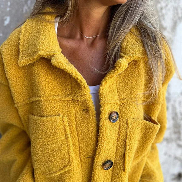 Amayah Teddy Jacket – Fleece Effect, Comfort and Style for a Trendy Look