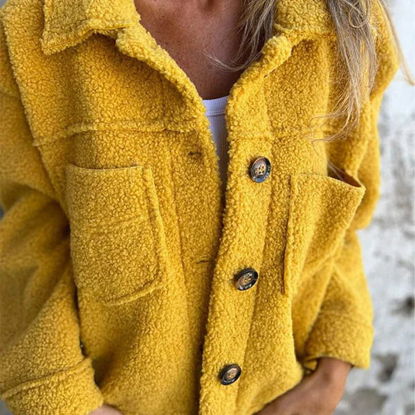 Amayah Teddy Jacket – Fleece Effect, Comfort and Style for a Trendy Look